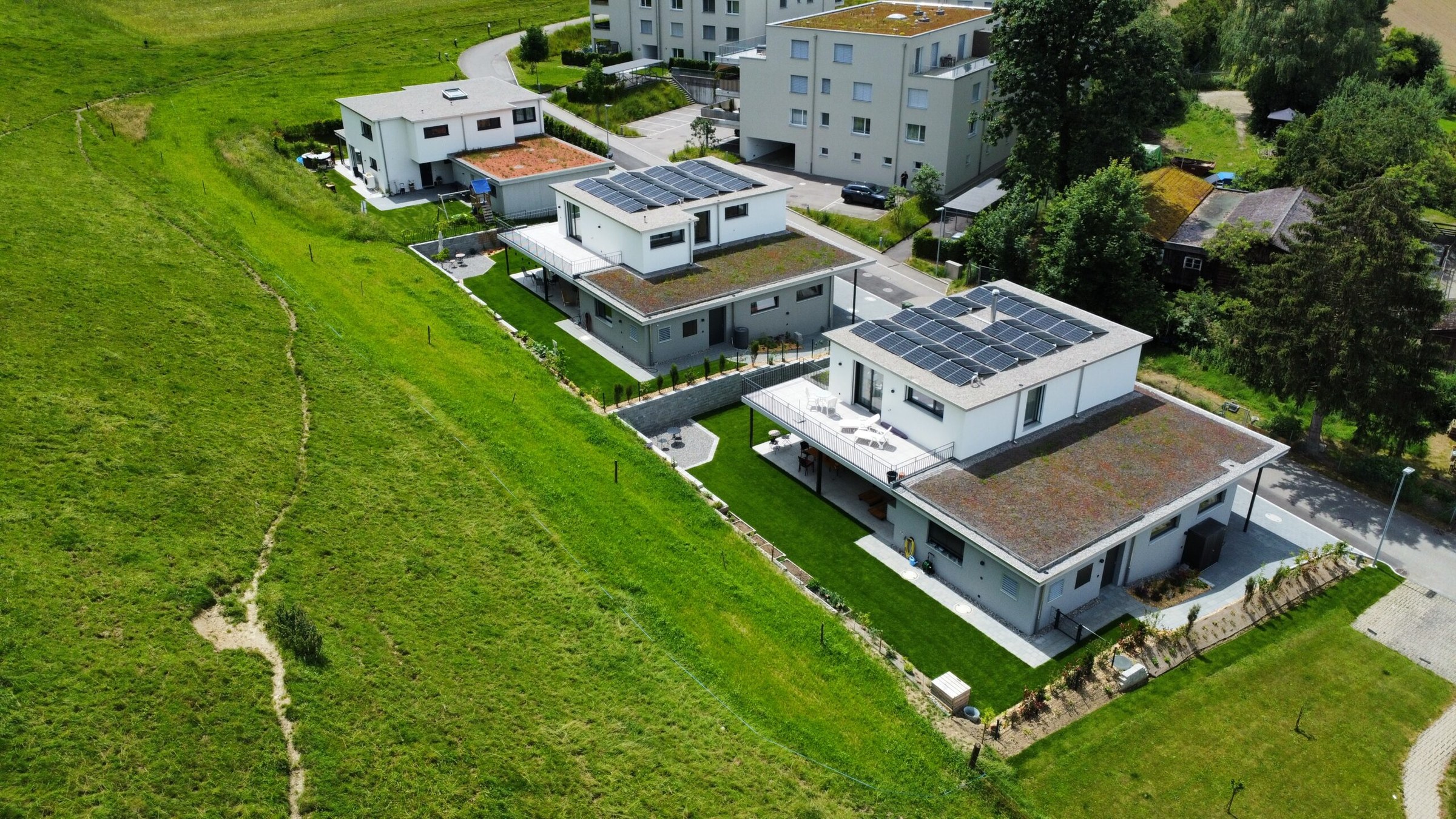 Zwei Einfamilienhäuser Neubau
