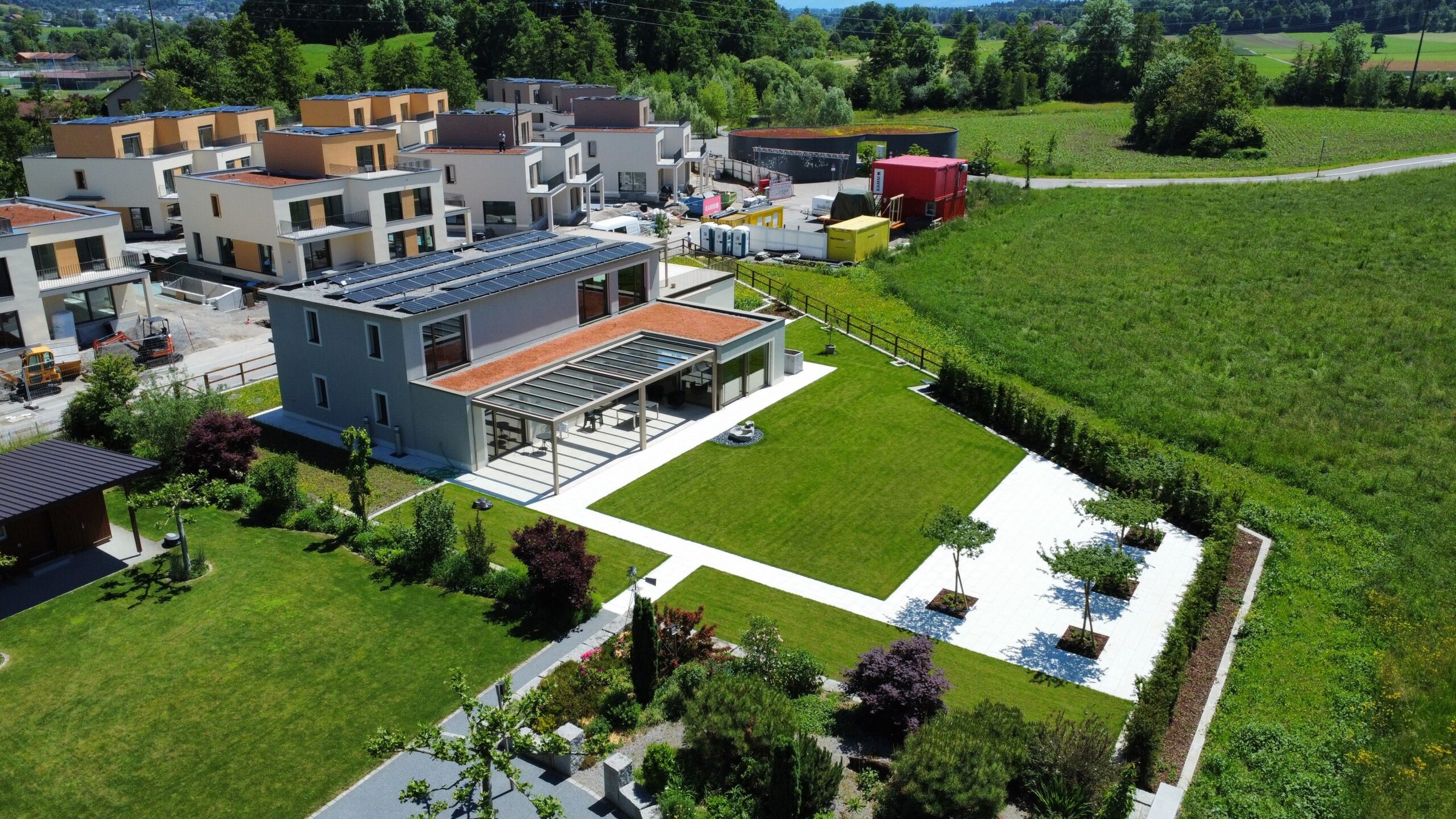 Zweifamilienhaus Neubau in Minergie Standard